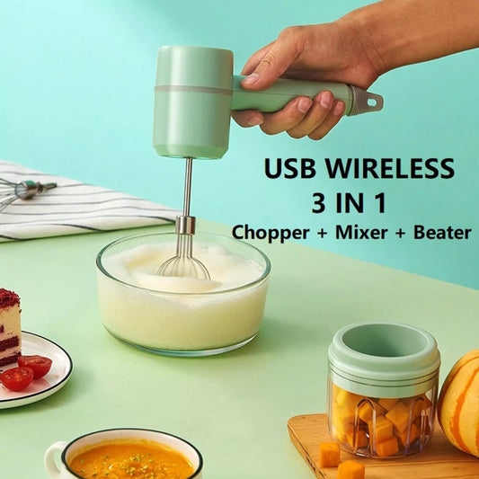 Electric Food Blender, Chopper and Mixer